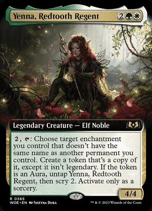 マジック：ザ・ギャザリング MTG enchantress EDH/Commander deck & box Selesnya Enchantress Control // Commander (Yenna, Redtooth Regent