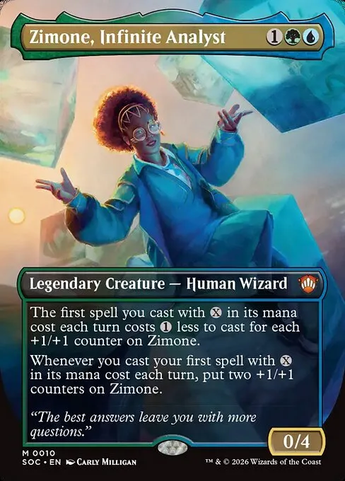 Quandrix Unlimited (Secrets of Strixhaven Commander Precon Decklist) // Commander  Precons (Zimone, Infinite Analyst) deck list mtg // Moxfield  MTG Deck  Builder