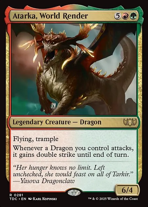 mtg dragon commander precon Tarkir: Dragonstorm Commander Decklists