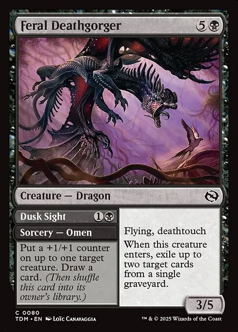 mtg black adventure cards Virtue of Persistence - Black - 0035