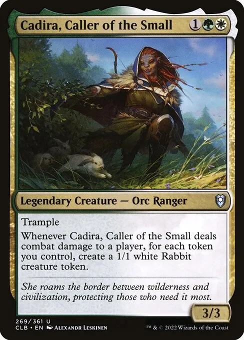 Cadira, the Rabbit Woman // Commander (Cadira, Caller of the Small) deck  list mtg // Moxfield  MTG Deck Builder