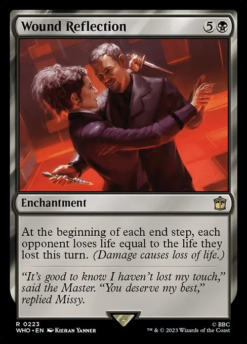 mtg dalek commander deck Doctor Who Masters of Evil Then each opponent who lost 3 or more life this turn faces a villainous choice You draw a card Magic: The Gathering Doctor Who