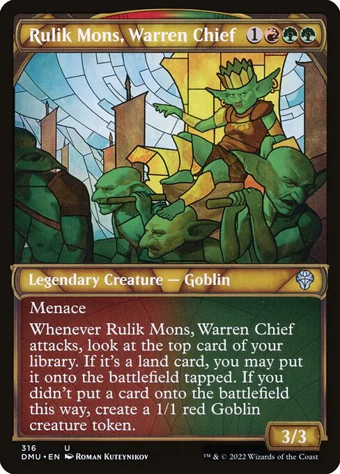 green red goblins // Commander (Rulik Mons, Warren Chief) deck list mtg //  Moxfield  MTG Deck Builder