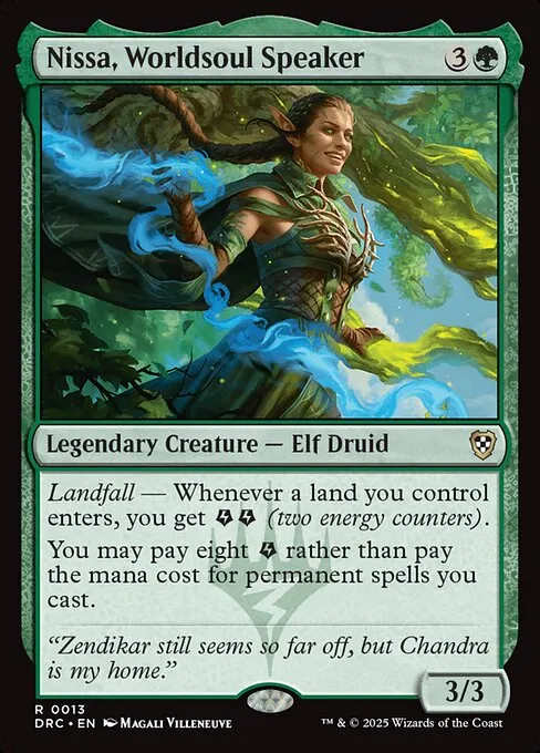 Nissa, Worldsoul Speaker - High Powered Mono Green Energy