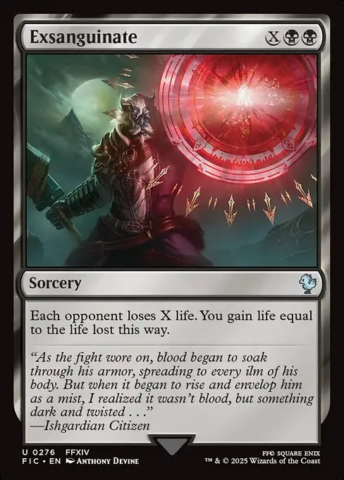 Scions & Spellcraft (Final Fantasy Commander Precon Decklist