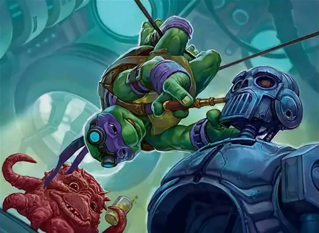 mono blue modular // Commander (Donatello, Mutant Mechanic) deck