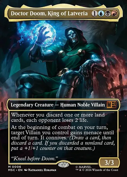 Grixis land sacrifice // Commander (Doctor Doom, King of Latveria