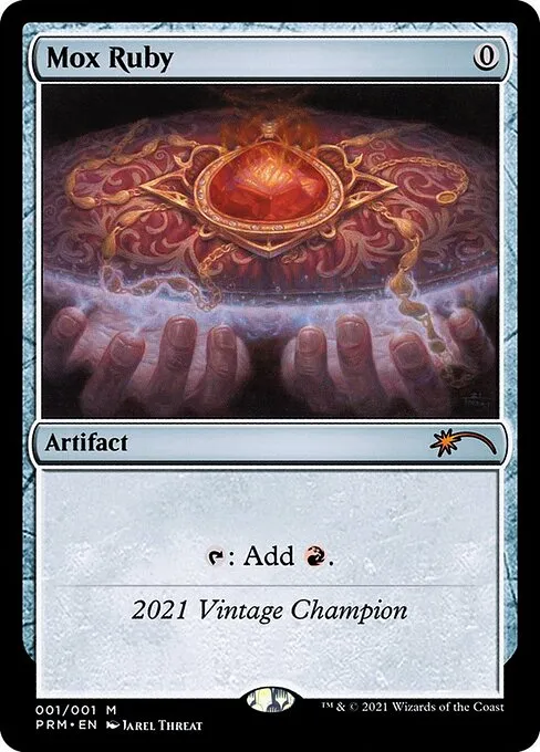 マジック：ザ・ギャザリング MTG Mox Ruby 2ED BGS8.5 MTG Mox Ruby - Unlimited - BGS 8.5 - #9891, NM-Mint, English