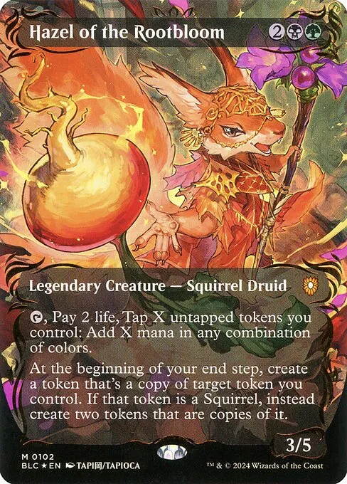 Squirreled Away Commander Precon Decklist // Commander (Hazel of the  Rootbloom) deck list mtg // Moxfield  MTG Deck Builder