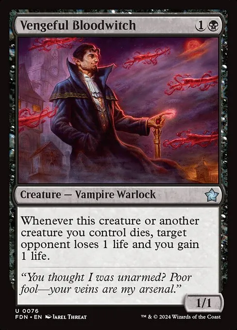 mtg foundations vampire cards Bloodthirsty Conqueror Foundations (FDN) #383 Scryfall Magic: The Gathering Search