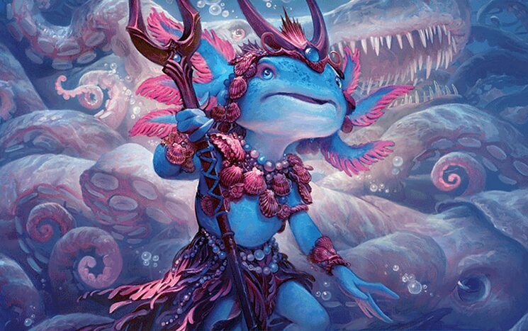 Helga Riddler Mtg Helga’s Mystical Menagerie (Helga EDH) - Commander (Helga, Skittish Seer)