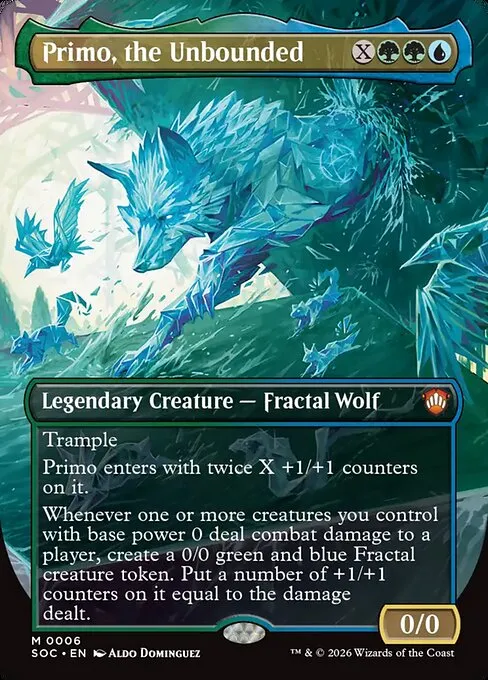 The fractal wolf // Commander (Primo, the Unbounded) deck list mtg //  Moxfield  MTG Deck Builder