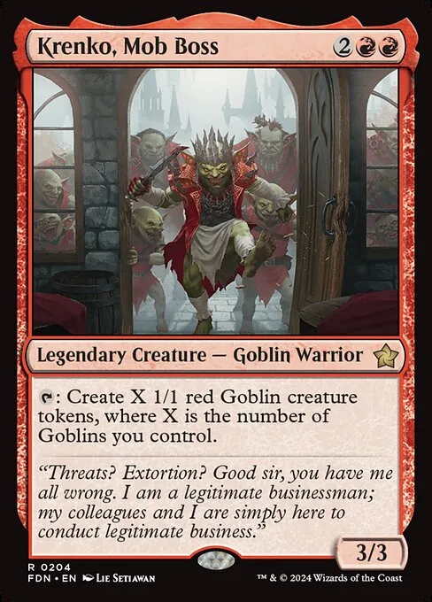 Goblins // Commander (Krenko, Mob Boss) deck list mtg // Moxfield  MTG Deck  Builder