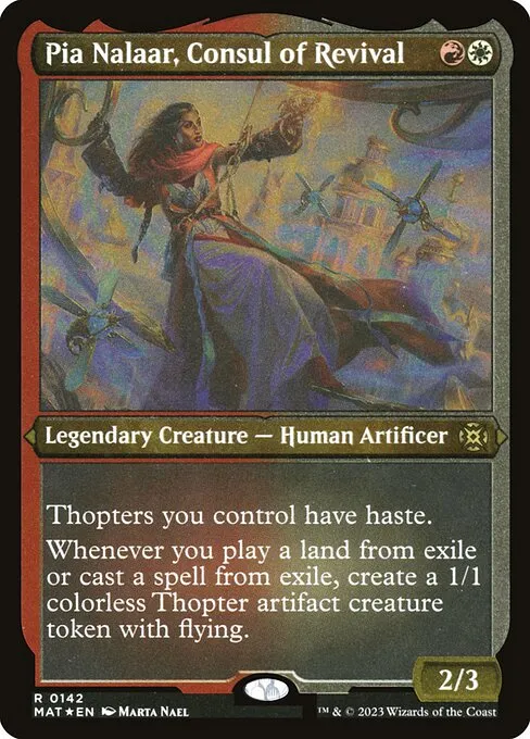 Thopter Boxes Ready to Ship // Commander (Pia Nalaar, Consul of Revival)  deck list mtg // Moxfield  MTG Deck Builder