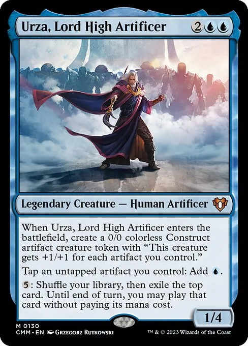 bracket 4 urza paper // Commander (Urza, Lord High Artificer