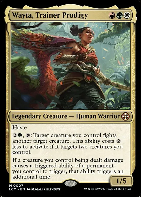 Naya-Fight // Commander (Wayta, Trainer Prodigy) deck list mtg // Moxfield   MTG Deck Builder