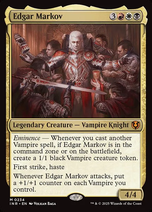 上質で快適 // Markov/エドガーマルコフ Edgar Commander Markov (Edgar マジック：ザ・ギャザリング