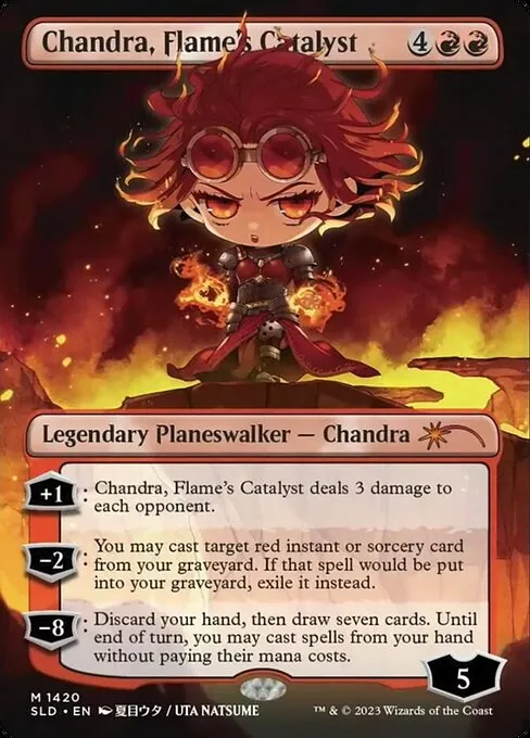 mtg chandra commander deck // (Chandra, Fire of Kaladesh // Chandra, Roaring Flame) list // Moxfield — MTG Deck Builder then draw that many cards plus one Chandra Tribal • (Mono-Red Commander