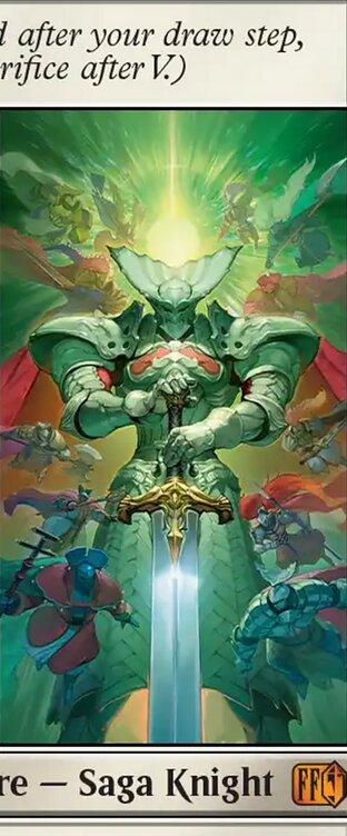 White Black Knights // Commander (Squall, SeeD Mercenary) deck