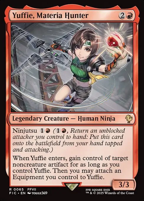 Steal - Red Artifact Theft // Commander (Yuffie, Materia Hunter) deck list  mtg // Moxfield  MTG Deck Builder