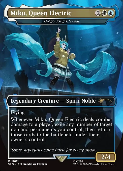 The Powerful Deck of Hatsune Miku // Commander (Brago, King Eternal) deck  list mtg // Moxfield  MTG Deck Builder