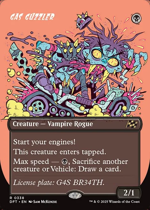 speed demon mtg card The Speed Demon [105] [Aetherdrift] [Foil] – Face to Face Games main image 1