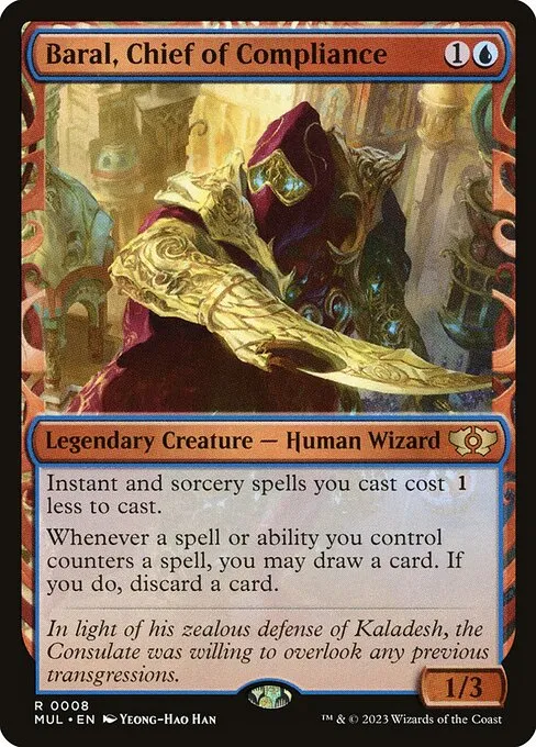 Baral, Chief of Compliance Budget Mono-Blue Commander Deck - HobbyLark