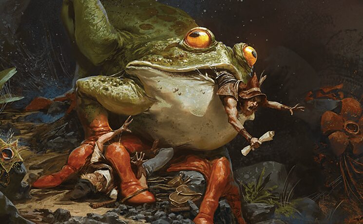 Frog Commander Tribal Frogs - Commander (Grolnok, the Omnivore)