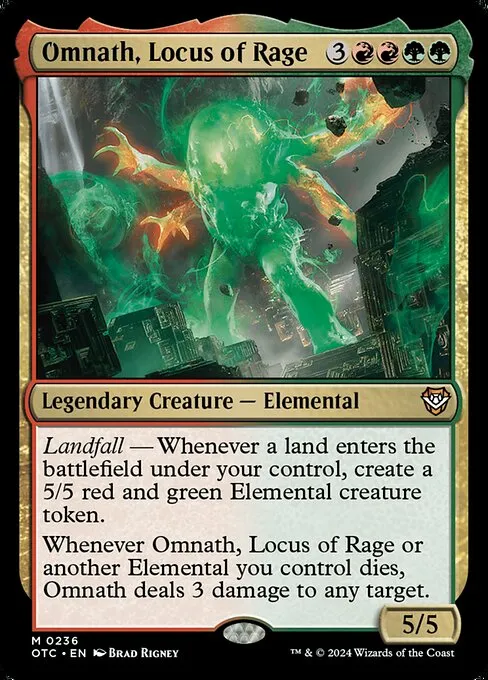 OMNATH - Commander (Omnath, Locus of Creation)