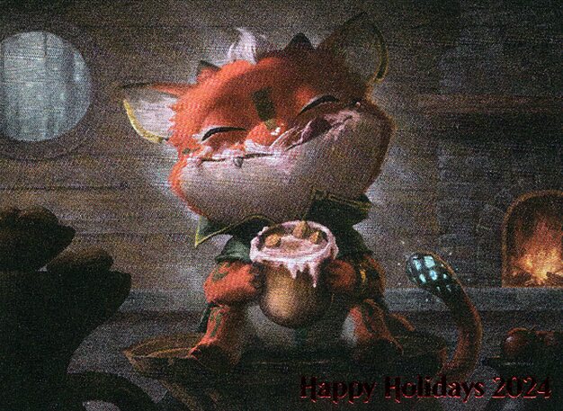 Eggnogger's'Stache MTG プロモ 2024 MTG Holiday Promo Has
