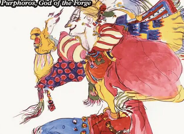 purphoros mtg final fantasy Kefka Palazzo art constellation gods by Jason A Magic The Gathering Final Fantasy