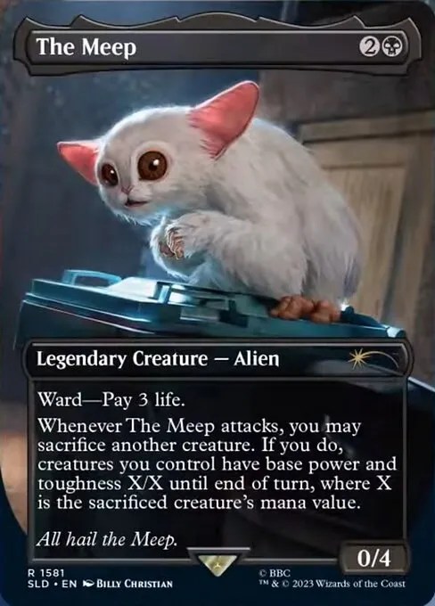 Budget The Meep 100$ // Commander (The Meep) deck list mtg