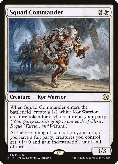 Final Fantasy Party Deck // Commander (The Destined Warrior) deck list mtg  // Moxfield  MTG Deck Builder