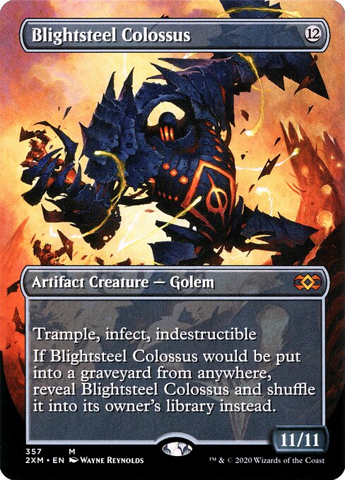 Blightsteel Colossus Magic: The Gathering card