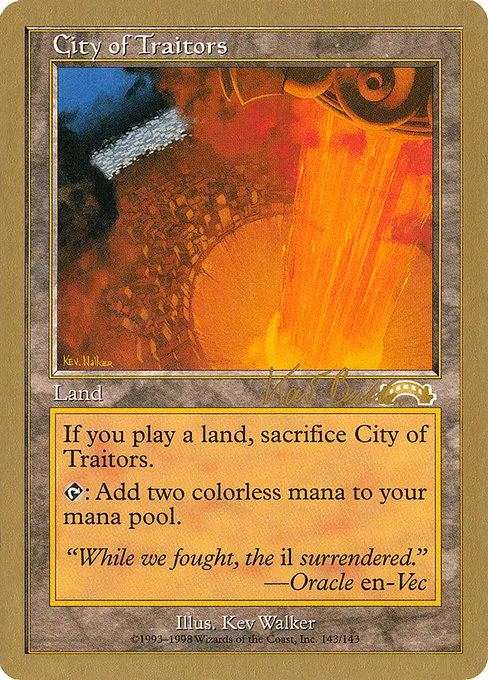 Kai Budde, World Champion (World Championship Decks 1999