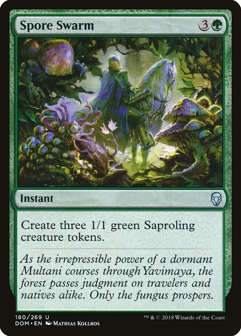mtg mushroom commander deck Slimefoot, the Stowaway Saproling Tribal Token Sacrifice Magic MTG Com –  CommanderComplete main image 1