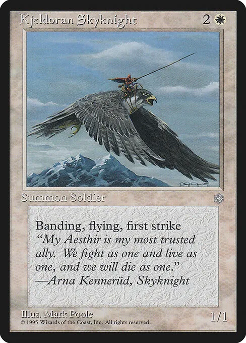 banding mtg cards Kjeldoran Knight Ice Age (ICE) #36 Scryfall Magic: The Gathering Search