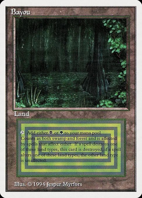 MTG【3ED】Bayou-