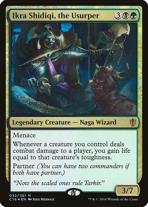 Samurai Tribal Commander EDH Ikra Shidiqi the Usurper and