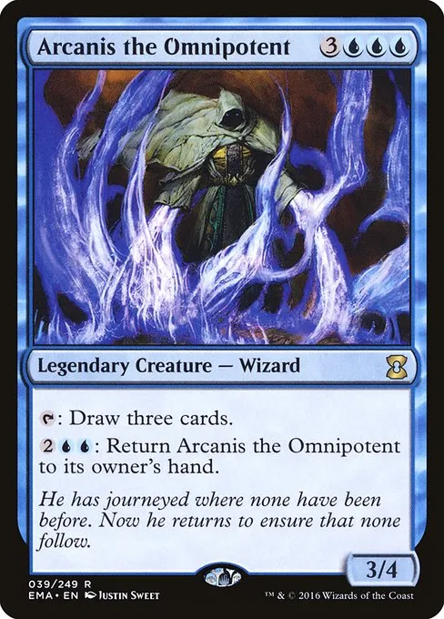 Mono Blue Card Draw // Commander (Arcanis the Omnipotent) deck list mtg //  Moxfield  MTG Deck Builder