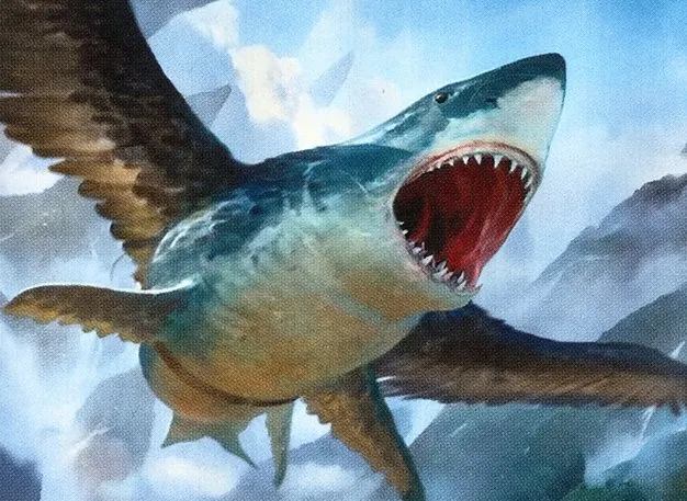 cards that give first strike mtg Shark Token (*/* - Flying) by Peter Mohrbacher main image 1