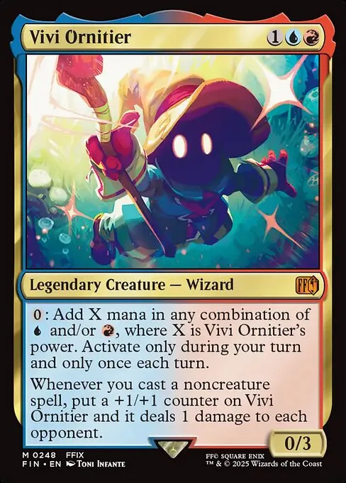 送料無料特集 | 激安の新品・型落ち・アウトレット Blue/Red Vivi Ornitier (Spellslinger) // Commander (Vivi マジック：ザ・ギャザリング