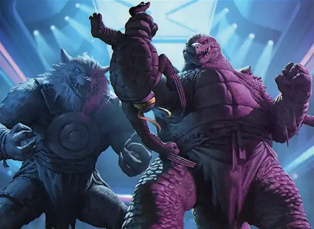 TMNT Rakdos Terrible Twos // Commander (Tokka & Rahzar, Terrible