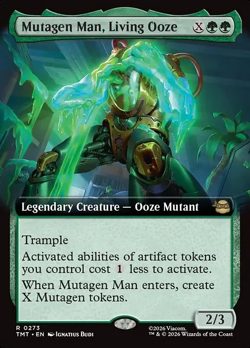 Mutagen Tokens (MONO GREEN) // Commander (Mutagen Man, Living Ooze