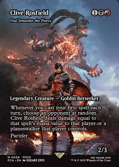 Clive // Torgal EDH // Commander (Vial Smasher the Fierce