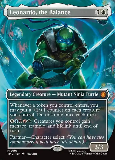 TMNT Five Color // Commander (Leonardo, the Balance and Donatello
