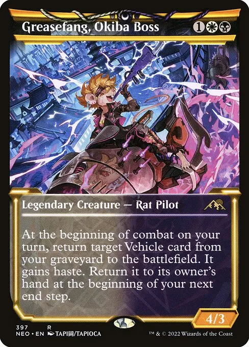 mtg motorcycle cards Rat On a Motorcycle // Commander (Greasefang, Okiba Boss) deck list mtg //  Moxfield — MTG Deck Builder