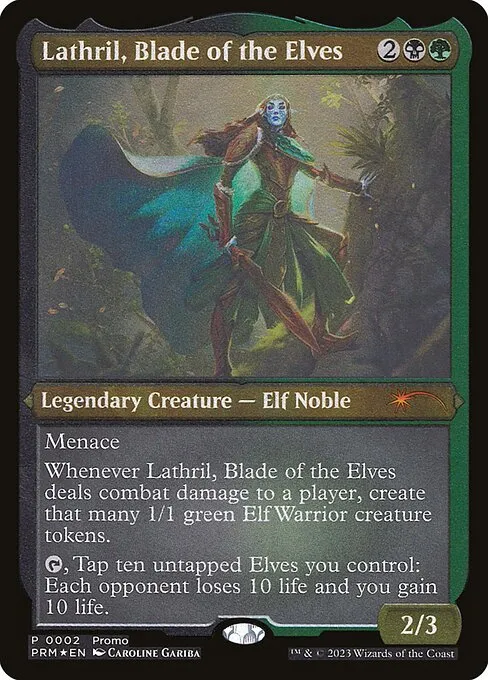 mtg lathril commander deck Kaldheim