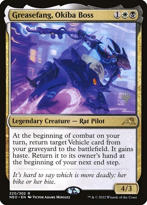 Card Games on Motorcycles // Commander (Greasefang, Okiba Boss) deck list  mtg // Moxfield  MTG Deck Builder