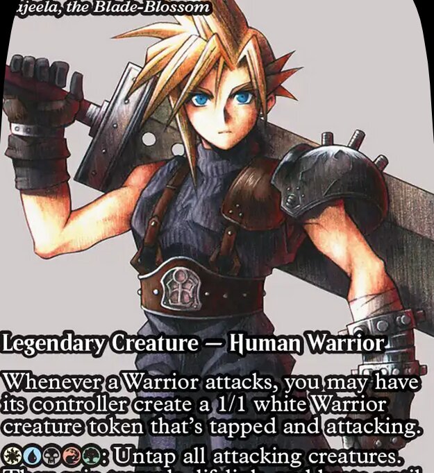 0. FF Cloud 5 Color // Commander (Najeela, the Blade-Blossom) deck